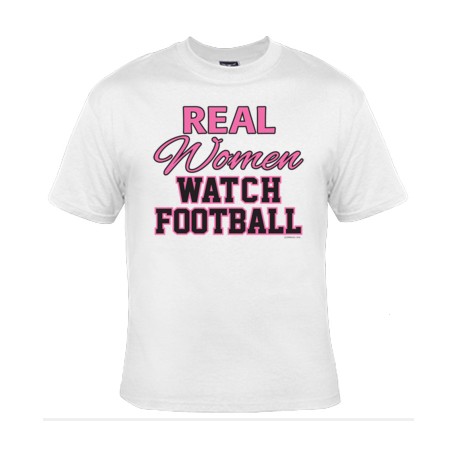 Real Women Watch Football Tee (Short/Long Sleeves)
