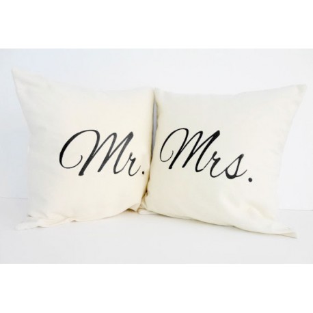 Mr & Mrs Pillow Set