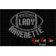 Lady Ravenette Rhinestone Tee